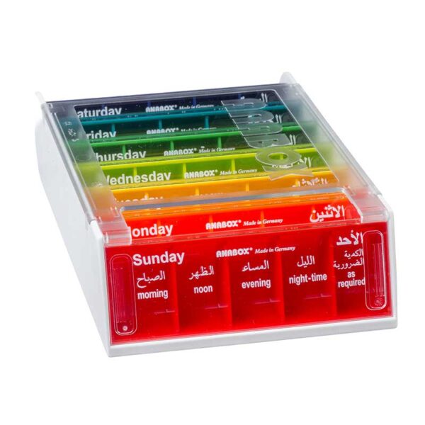 ANABOX® 7 Days, Rainbow